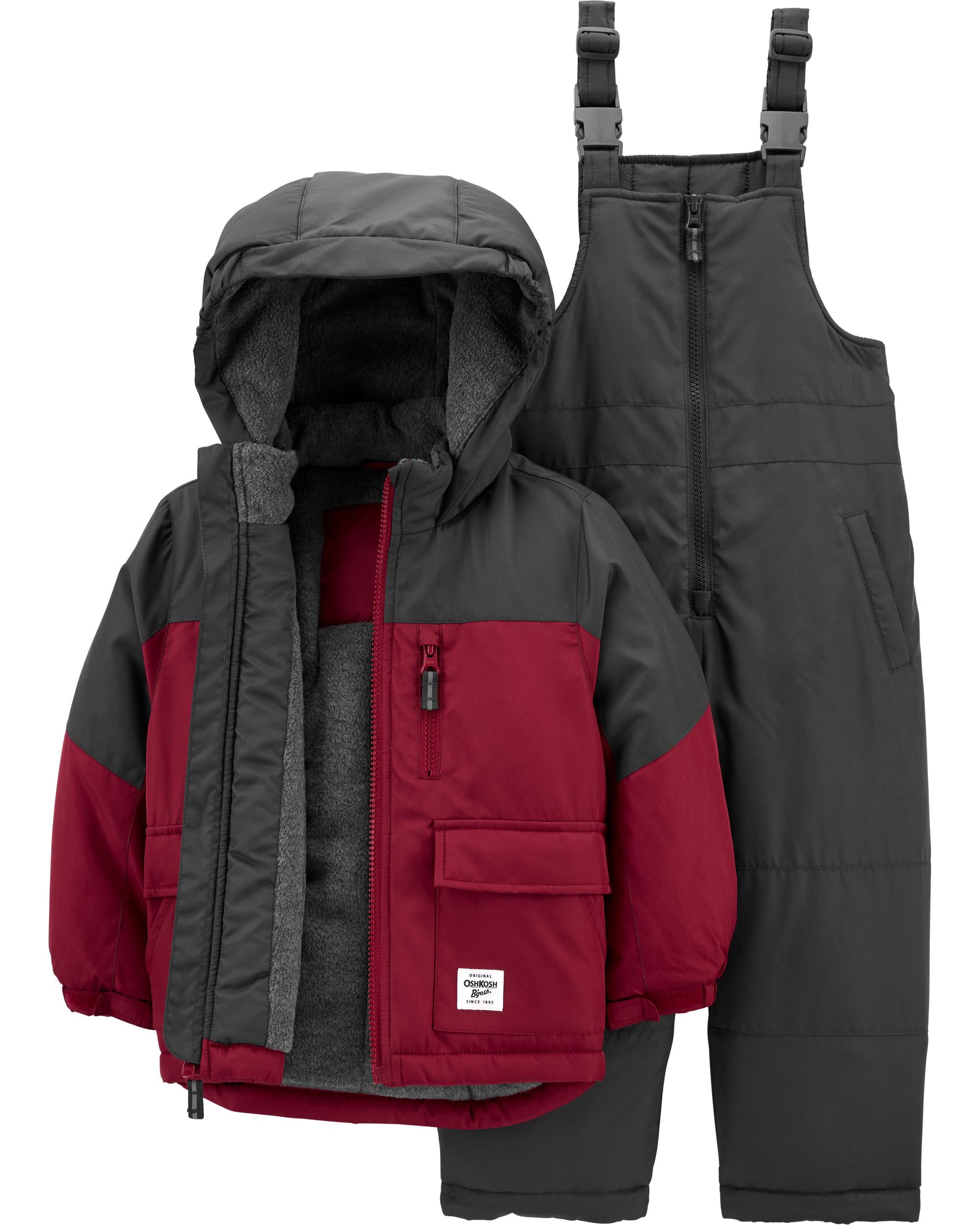 Osh Kosh Boys 4-7 Parka 2-Piece Snowsuit