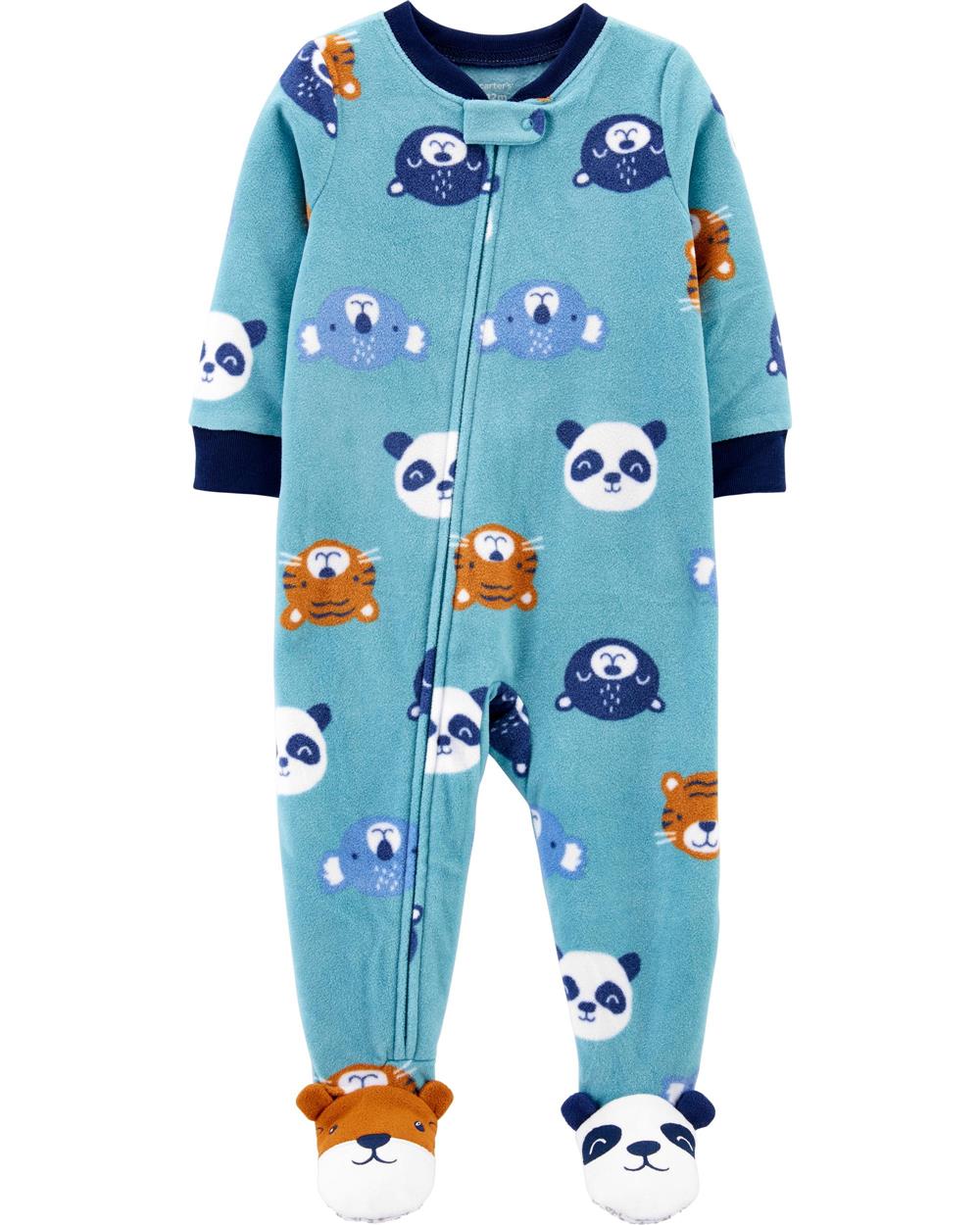 Carters Boys 2T-4T Critter Microfleece Blanket Sleeper