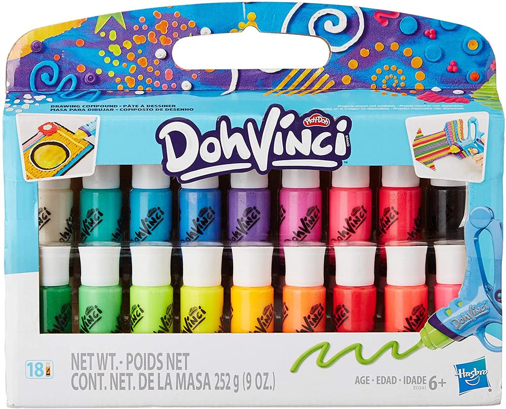 Play-Doh DohVinci Drawing Compound Set- 18 Pack