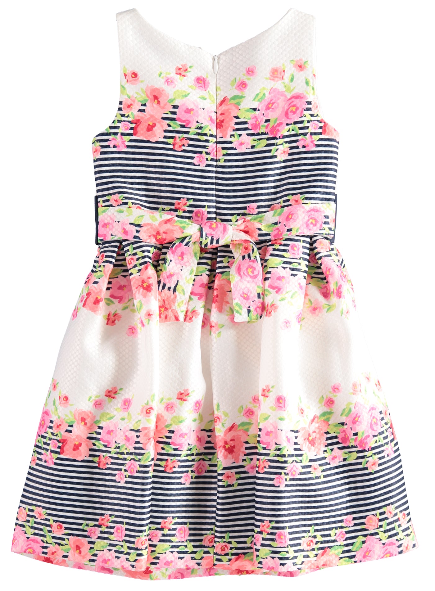 Bonnie Jean Girls 4-6X Floral Border Dress