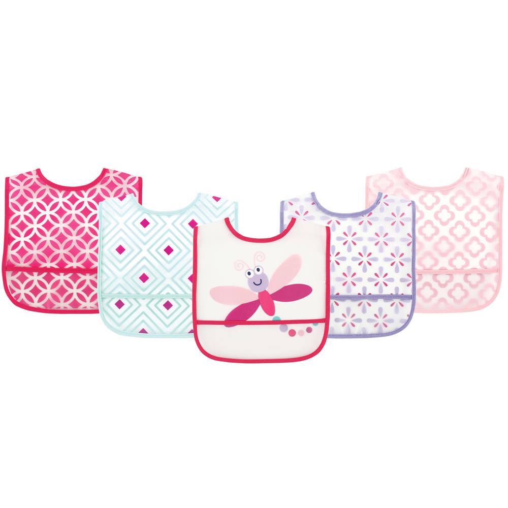 Luvable Friends Waterproof Bib 5-Pack