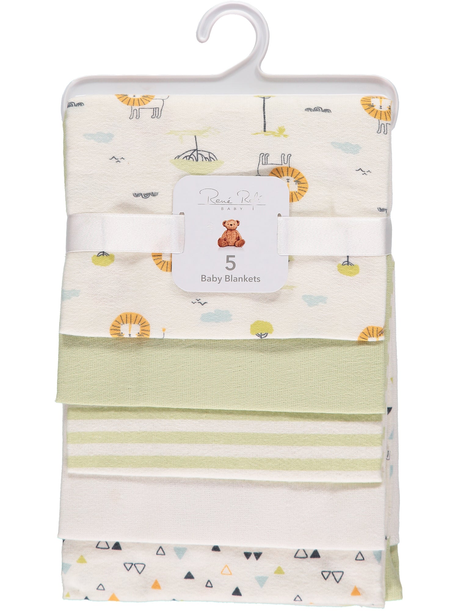 Rene Rofe Baby 5-Pack Receiving Baby Blankets