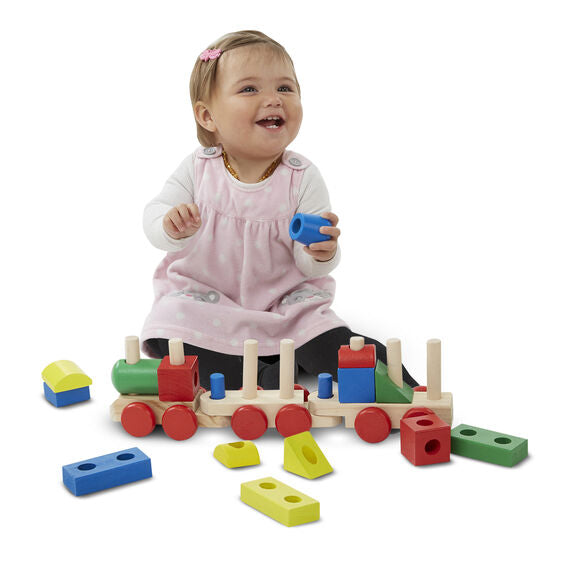 Melissa and Doug Stacking Train Toddler Toy