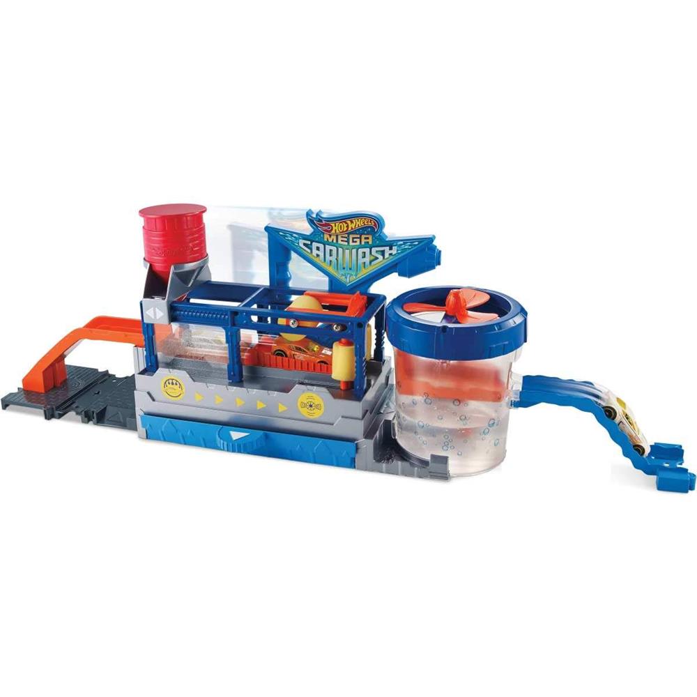 Hot Wheels City Mega Car Wash Connectable Play Set