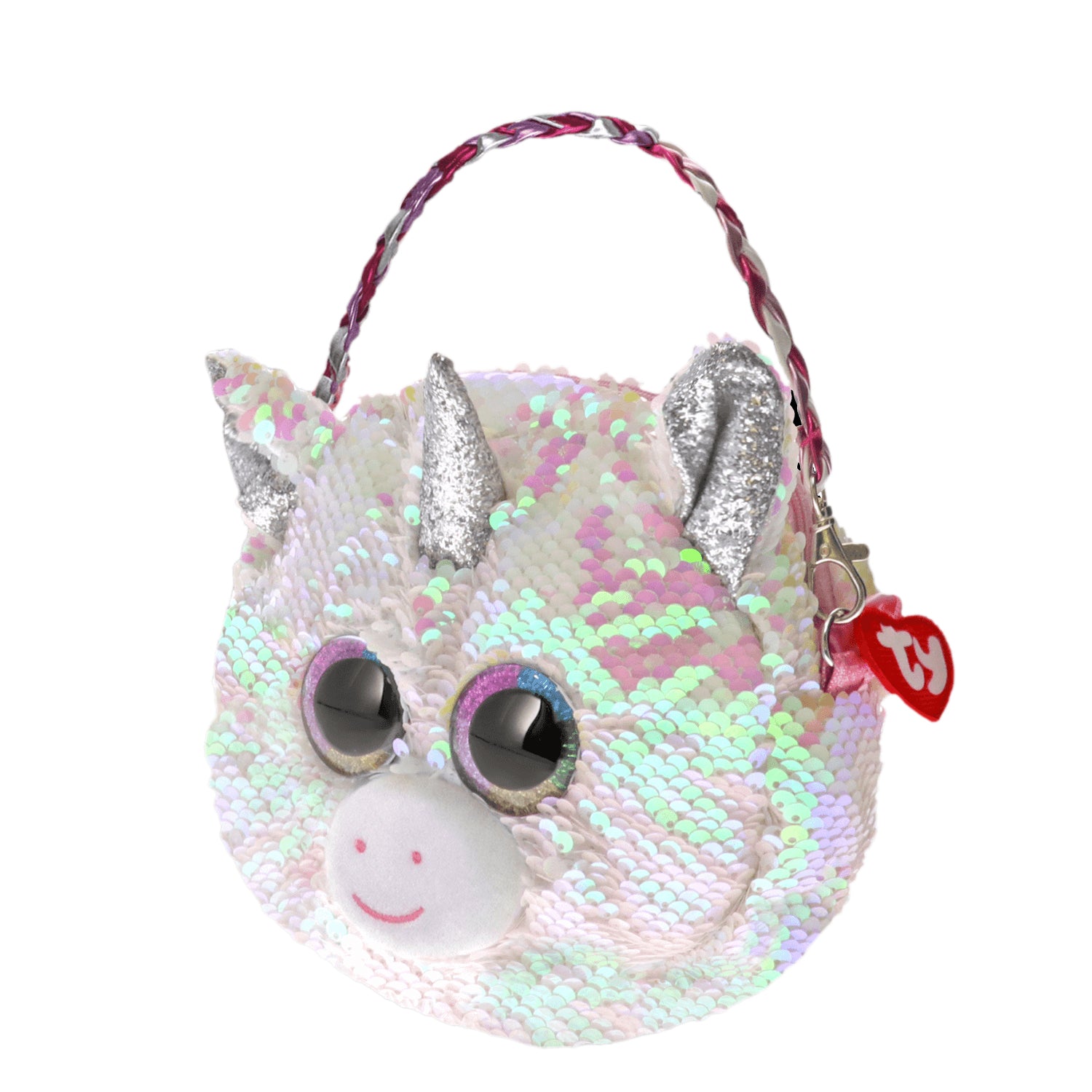 TY Diamond Reversible Sequin Unicorn Purse