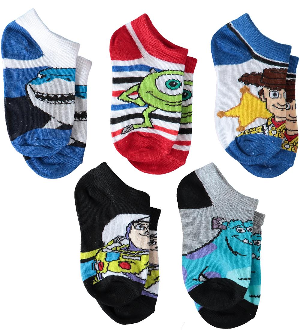 Disney Boys 6-8 5-Pack Character Socks