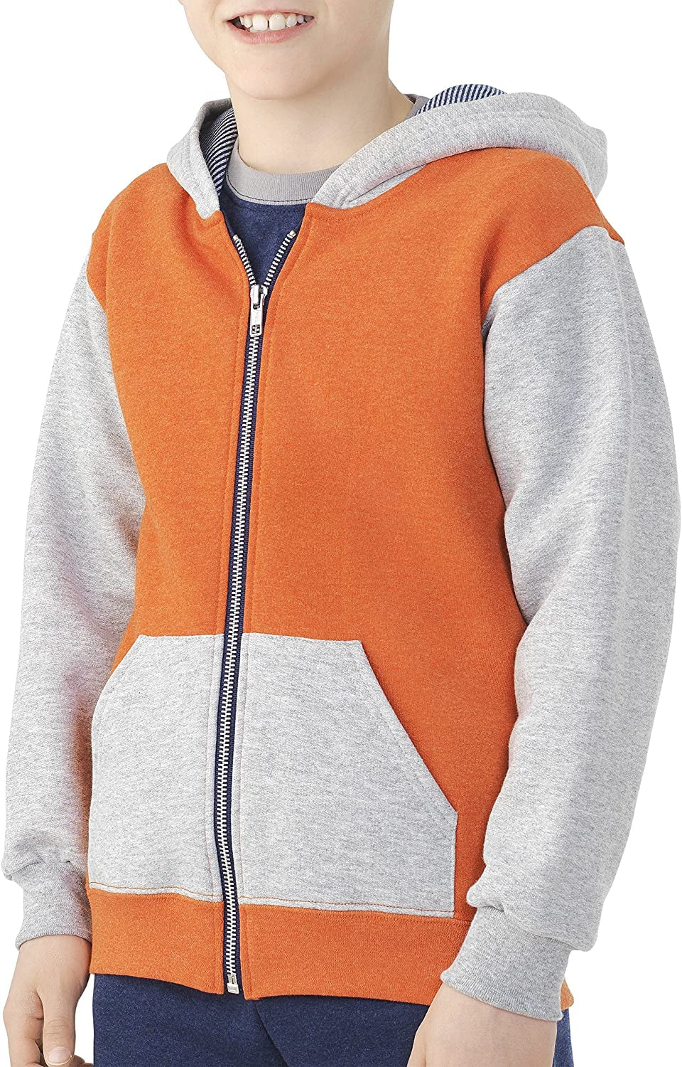 Fruit of the Loom Boys 4-7 Fleece Zip Hoodie Sweatshirt