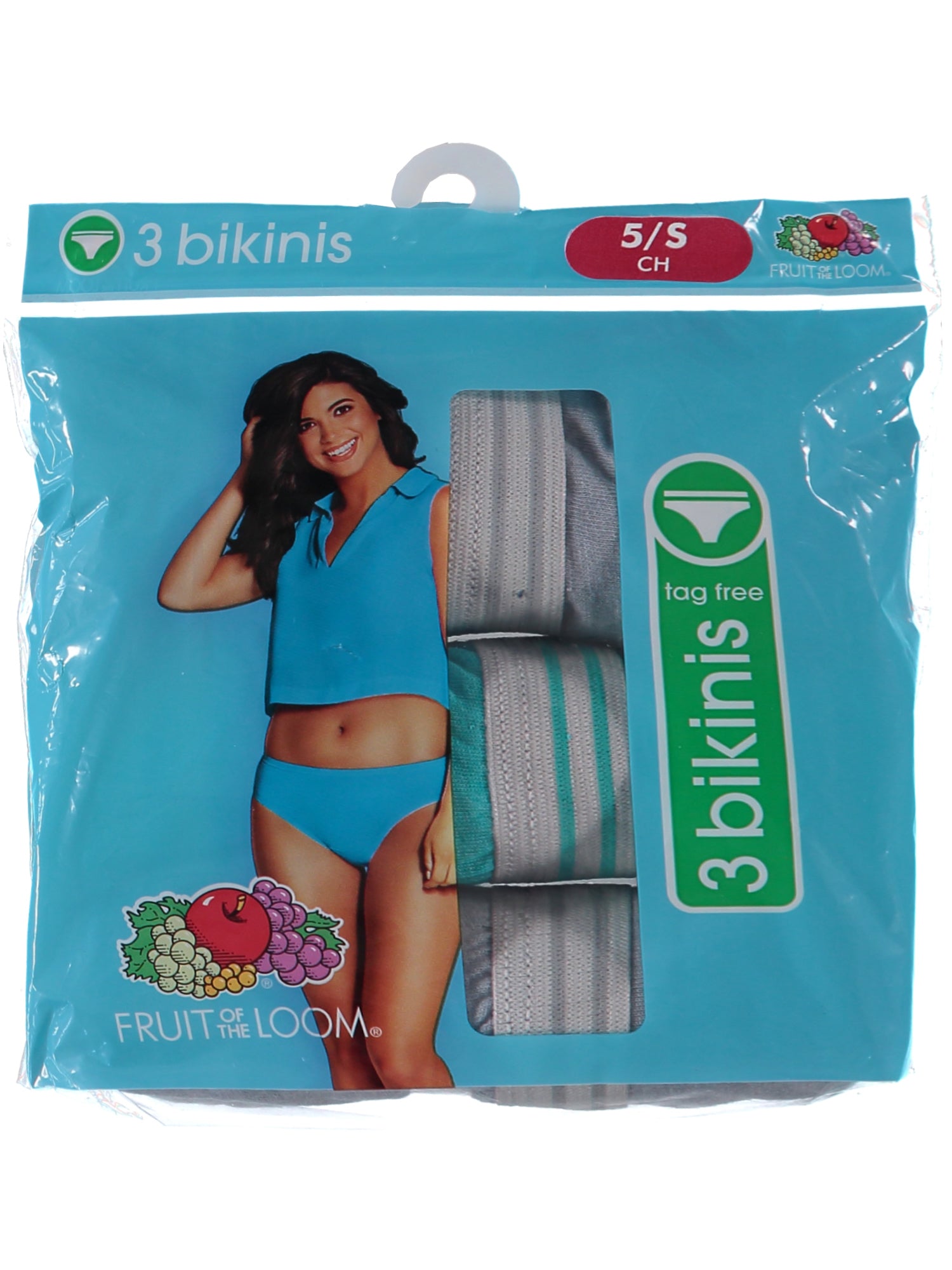 Fruit of the Loom Womens 3-Pack Bikinis