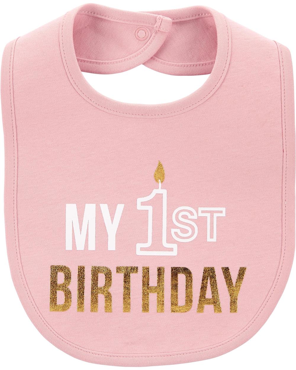 Carters Girls Birthday Bib