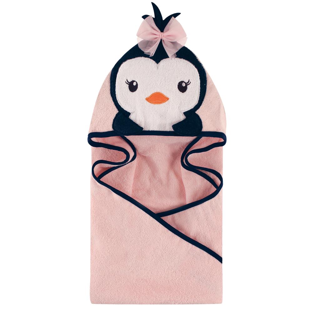 Hudson Baby Cotton Animal Face Hooded Towel