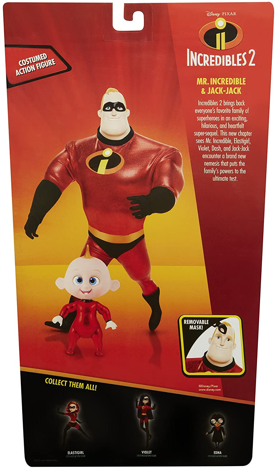 Disney The Incredibles 2 Mr. Incredible & Jack-Jack Action Figure Pack