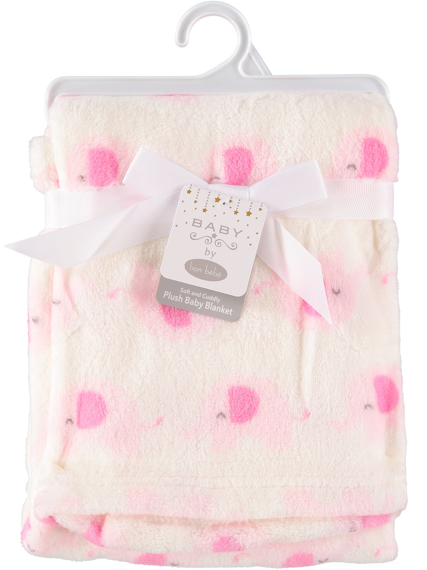 Bon Bebe Soft and Cuddly Unisex Plush Baby Blanket, 30'' x 36''