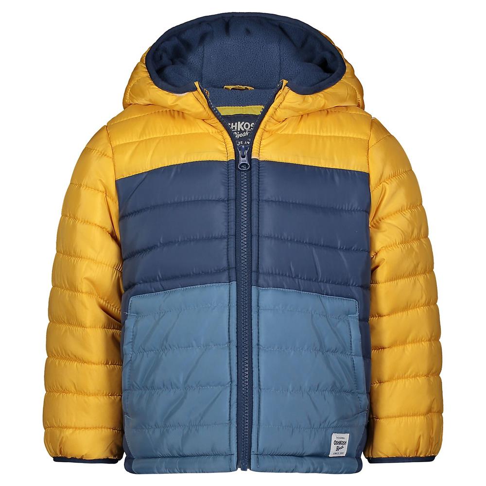 Osh Kosh Boys 4-7 Colorblock Bubble Jacket