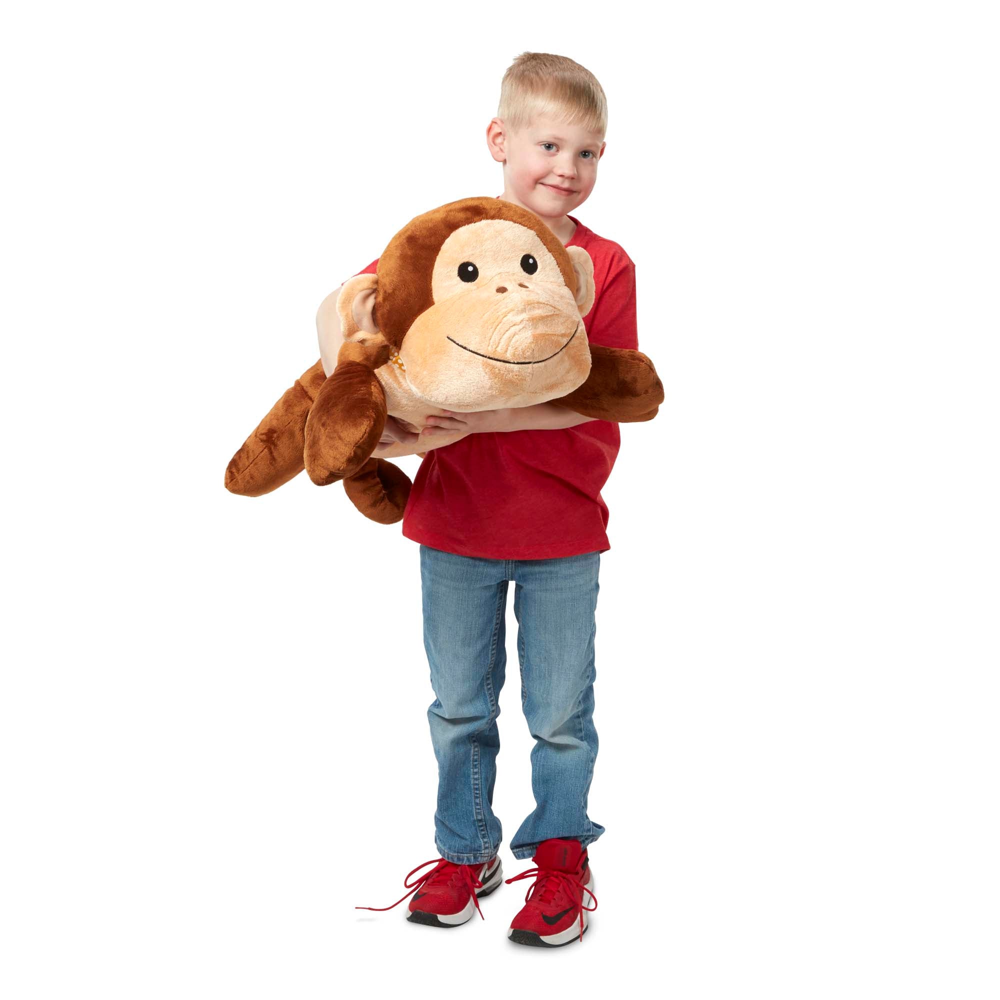 Melissa and Doug Cuddle Monkey Jumbo Plush Stuffed Animal