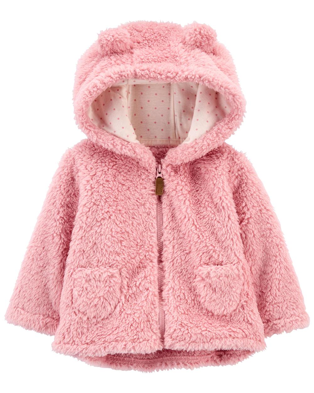 Carters Girls 0-24 Months Sherpa Jacket