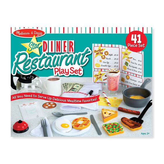 Melissa and Doug Star Diner Restaurant Play Set