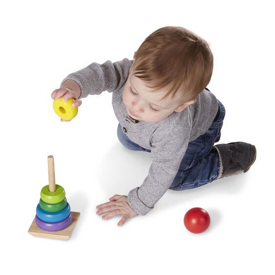 Melissa and Doug Rainbow Stacker Classic Toy