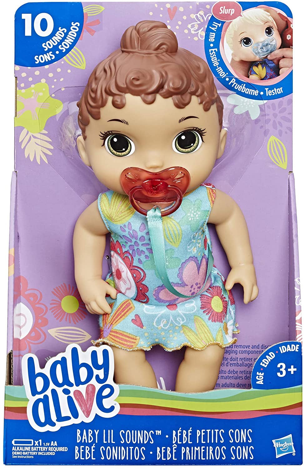 Baby Alive Baby Lil Sounds; 10 Sounds