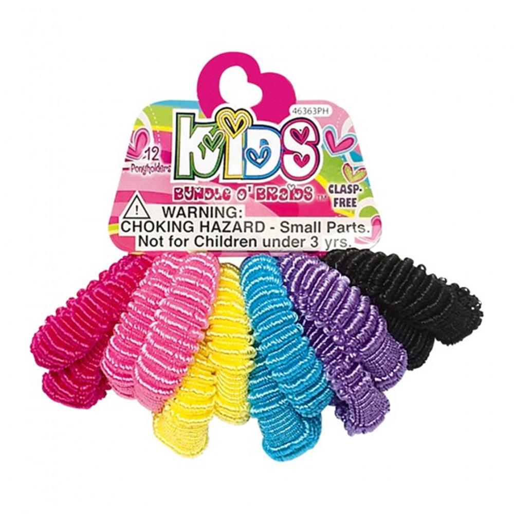 Stylin Girls 12pc Nylon Terry Ponyholders