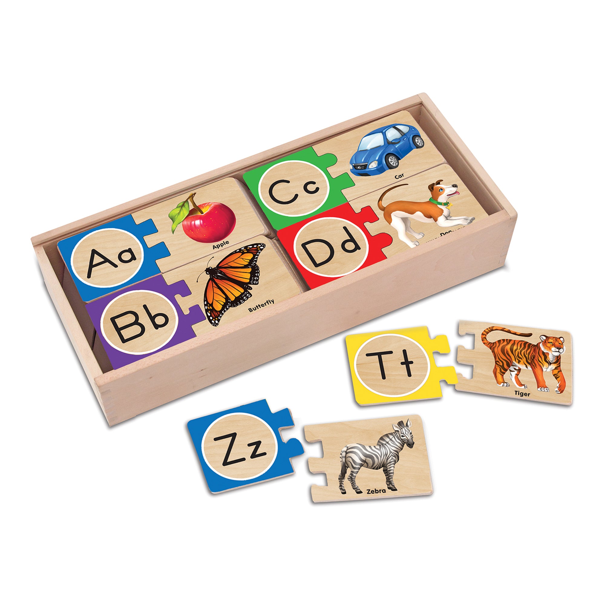 Melissa and Doug Self-Correcting Alphabet Letter Puzzles