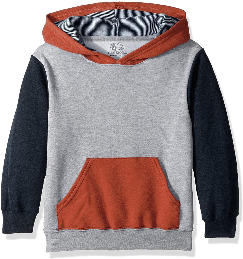 Fruit of the Loom Boys 6-20 Fleece Hooded Sweatshirt