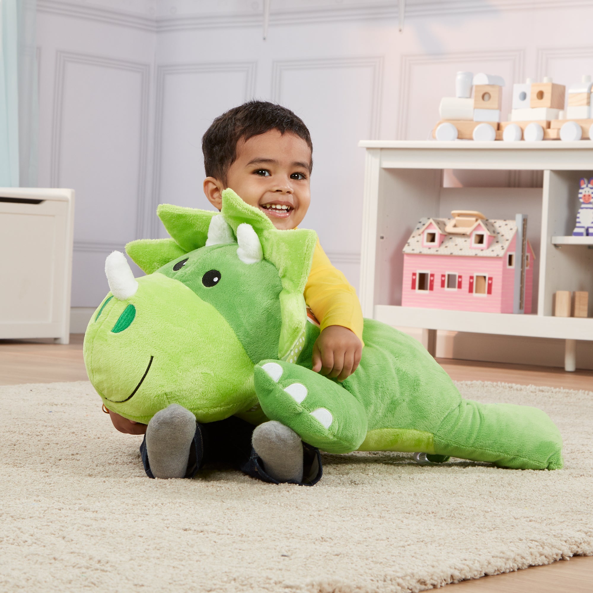 Melissa and Doug Cuddle Dinosaur Jumbo Plush Stuffed Animal