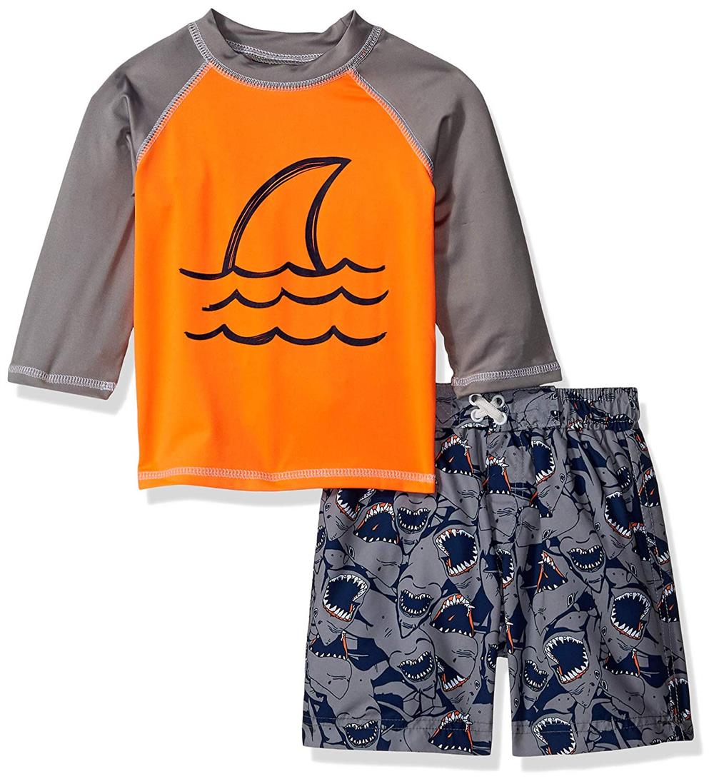 iXtreme Shark Rash Guard Swim Set