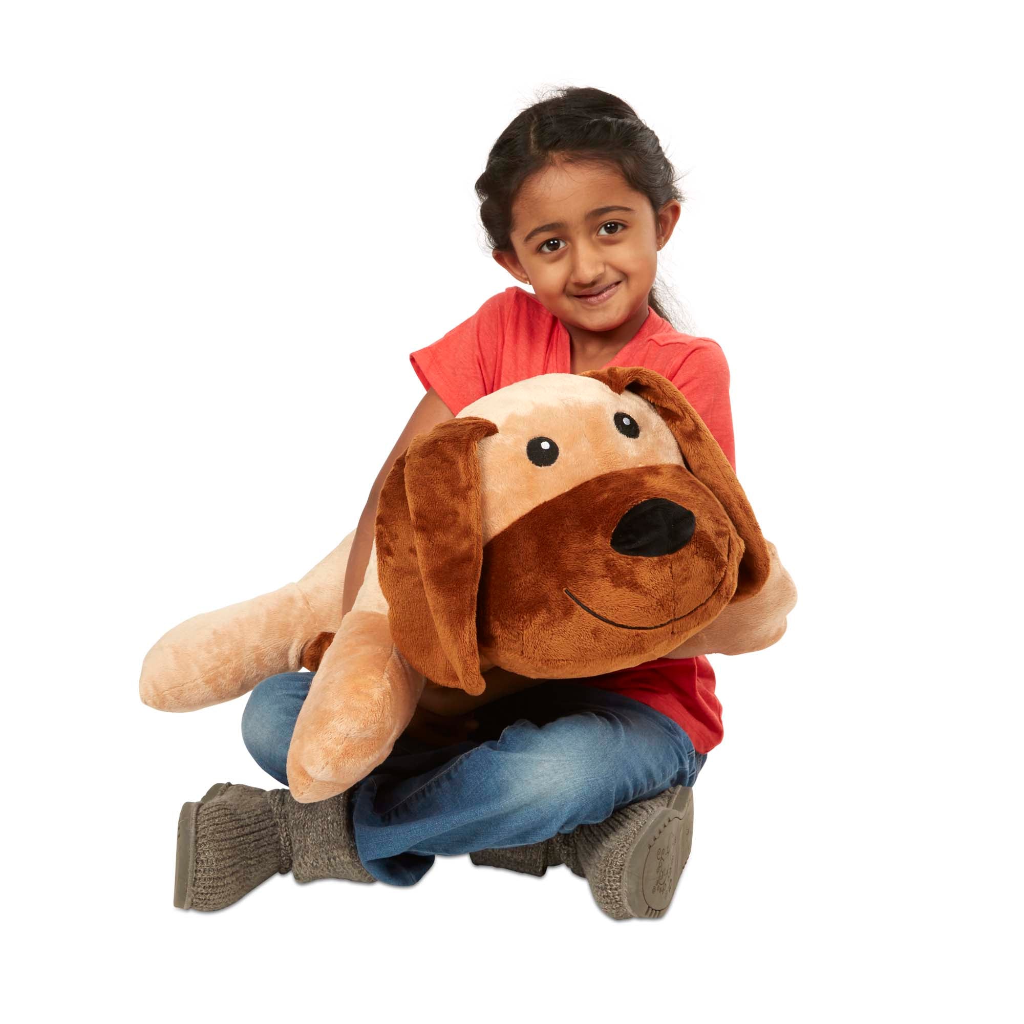 Melissa and Doug Cuddle Dog Jumbo Plush Stuffed Animal