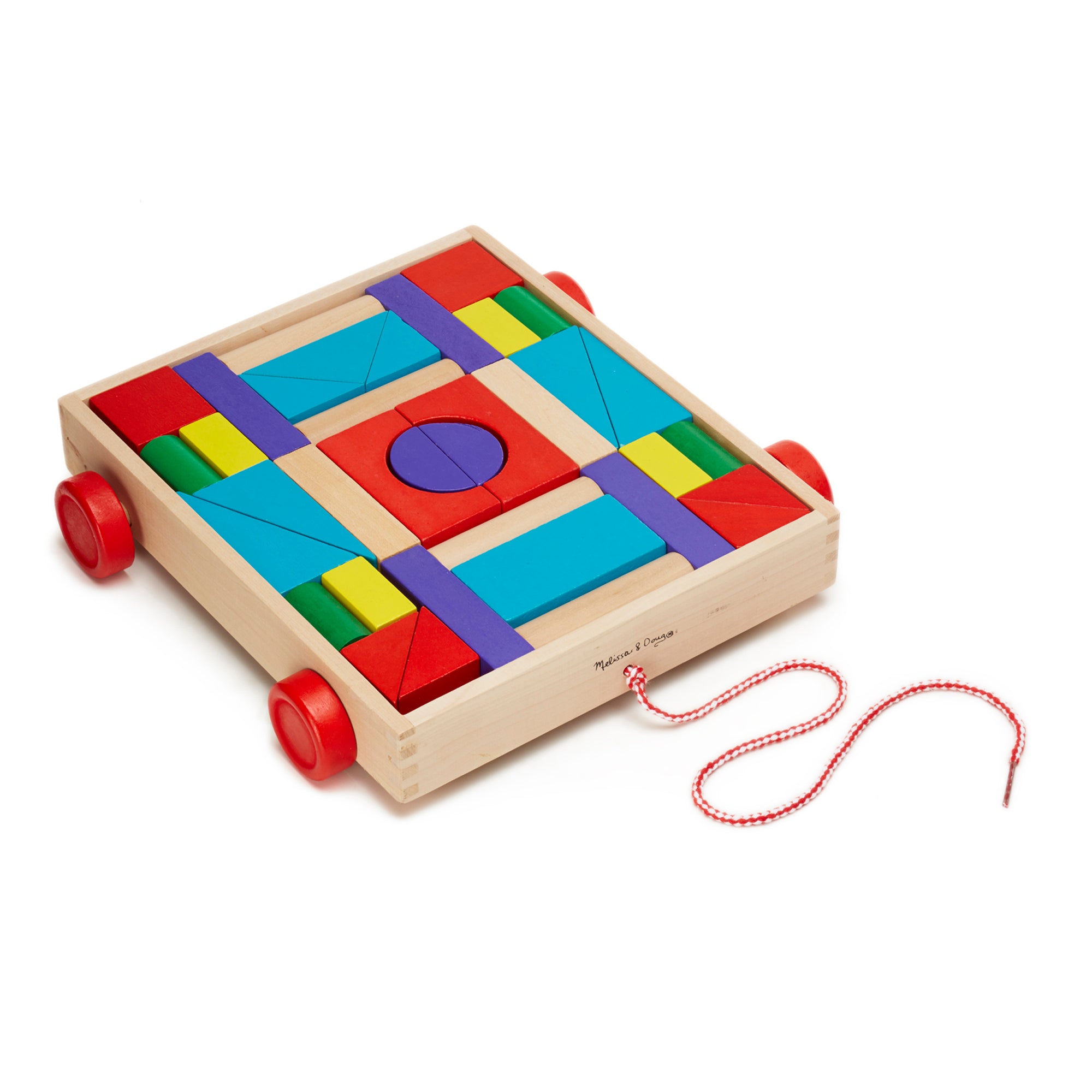 Melissa and Doug Unit Blocks on Wheels