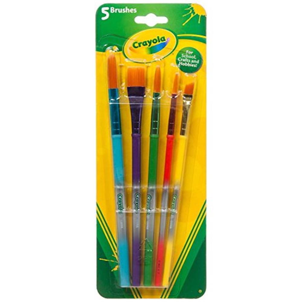 Crayola Assorted Colors Crayola Paint Brush Set 5 Count