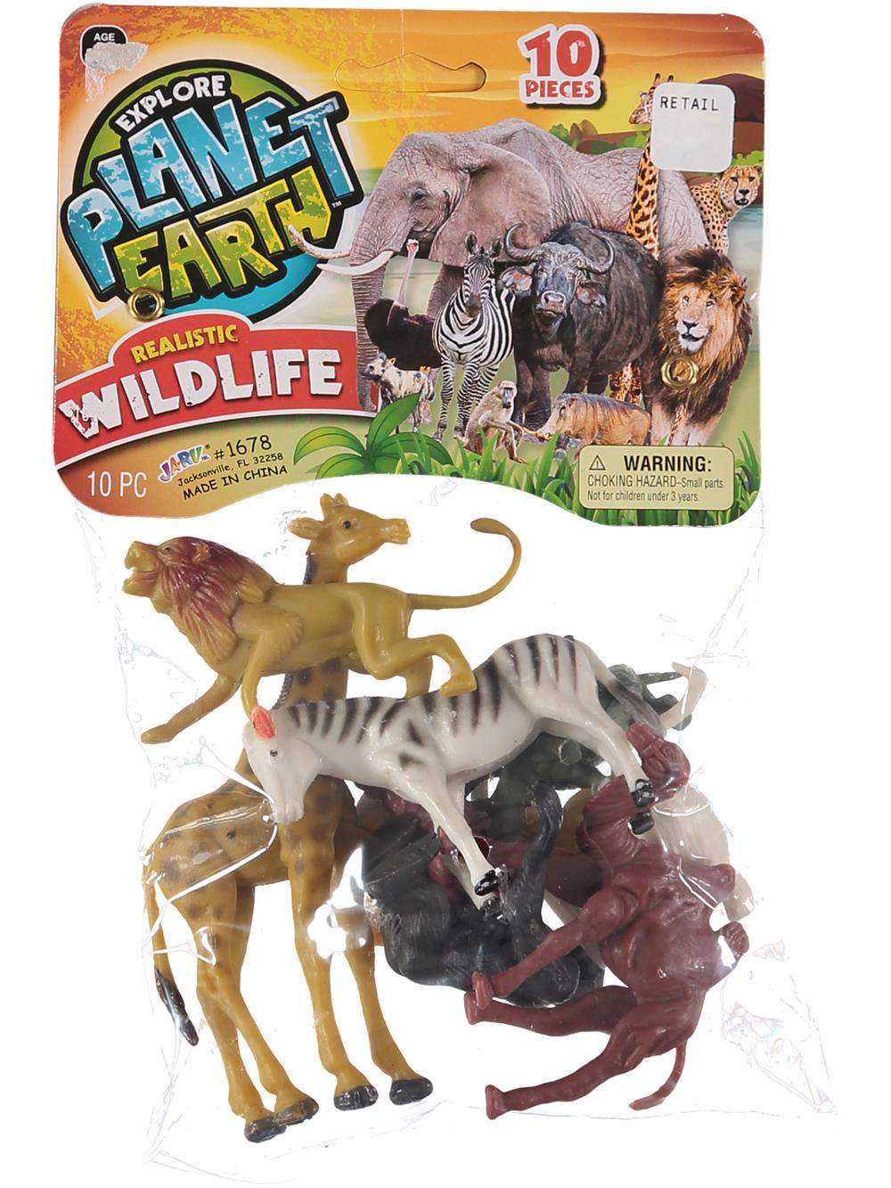 Ja-Ru Planet Earth Realistic Wildlife 10-Piece