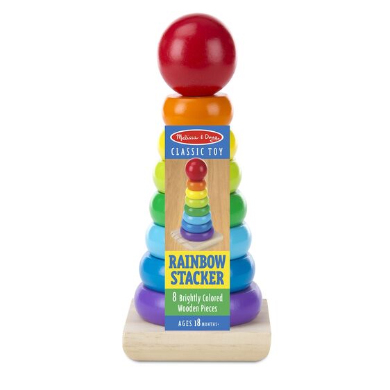 Melissa and Doug Rainbow Stacker Classic Toy