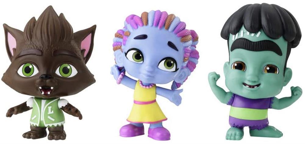 Playskool Netflix Super Monsters Collectible 4-inch, Set of 3