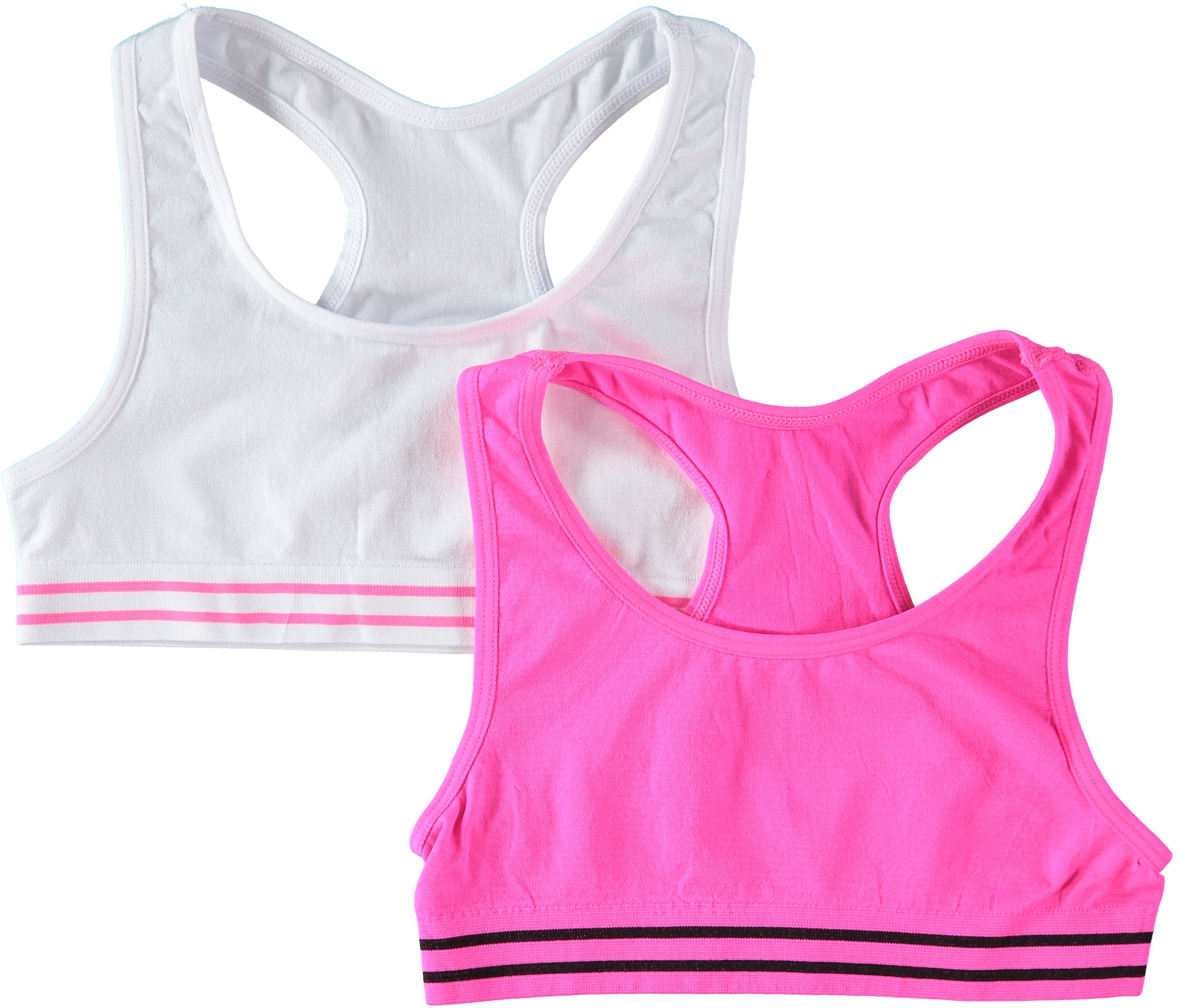 Rene Rofe Girls 7-16 Gabriella Sports Bra 2-Pack