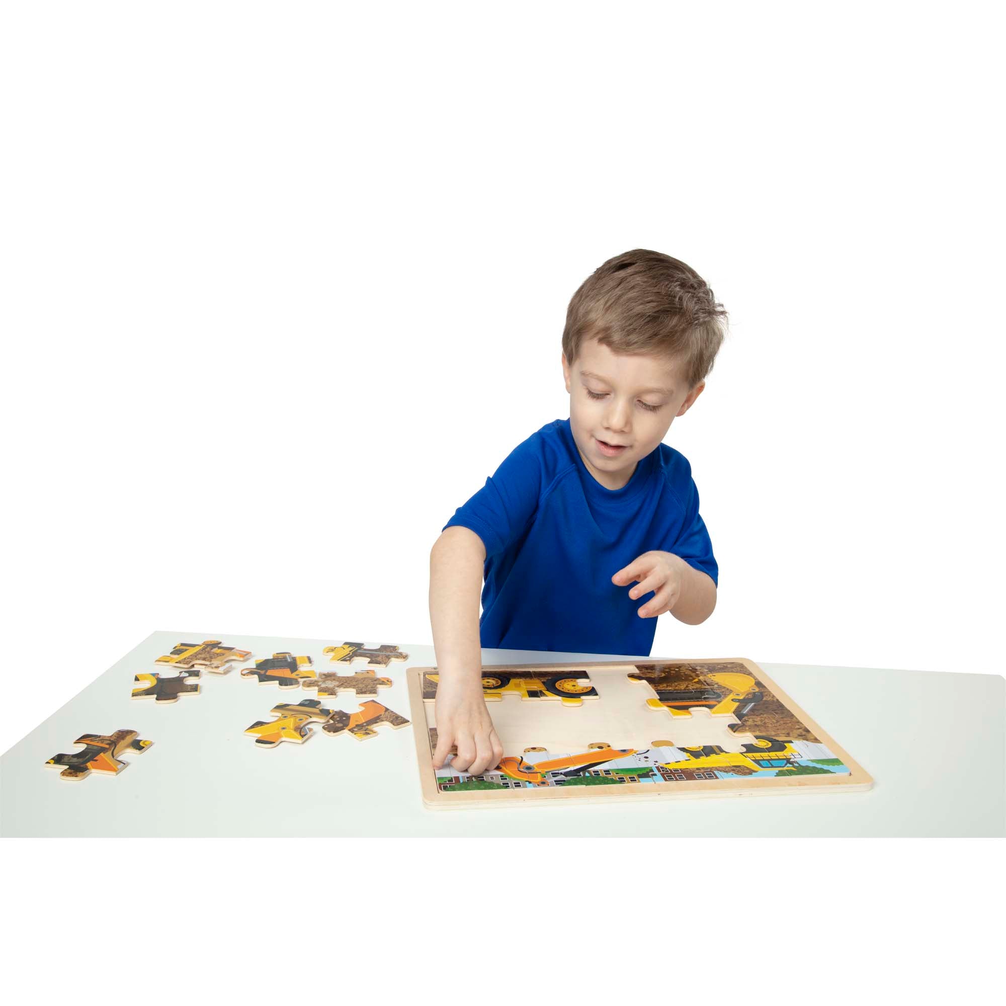 Melissa and Doug Diggers at Work Wooden Jigsaw Puzzle - 24 Pieces