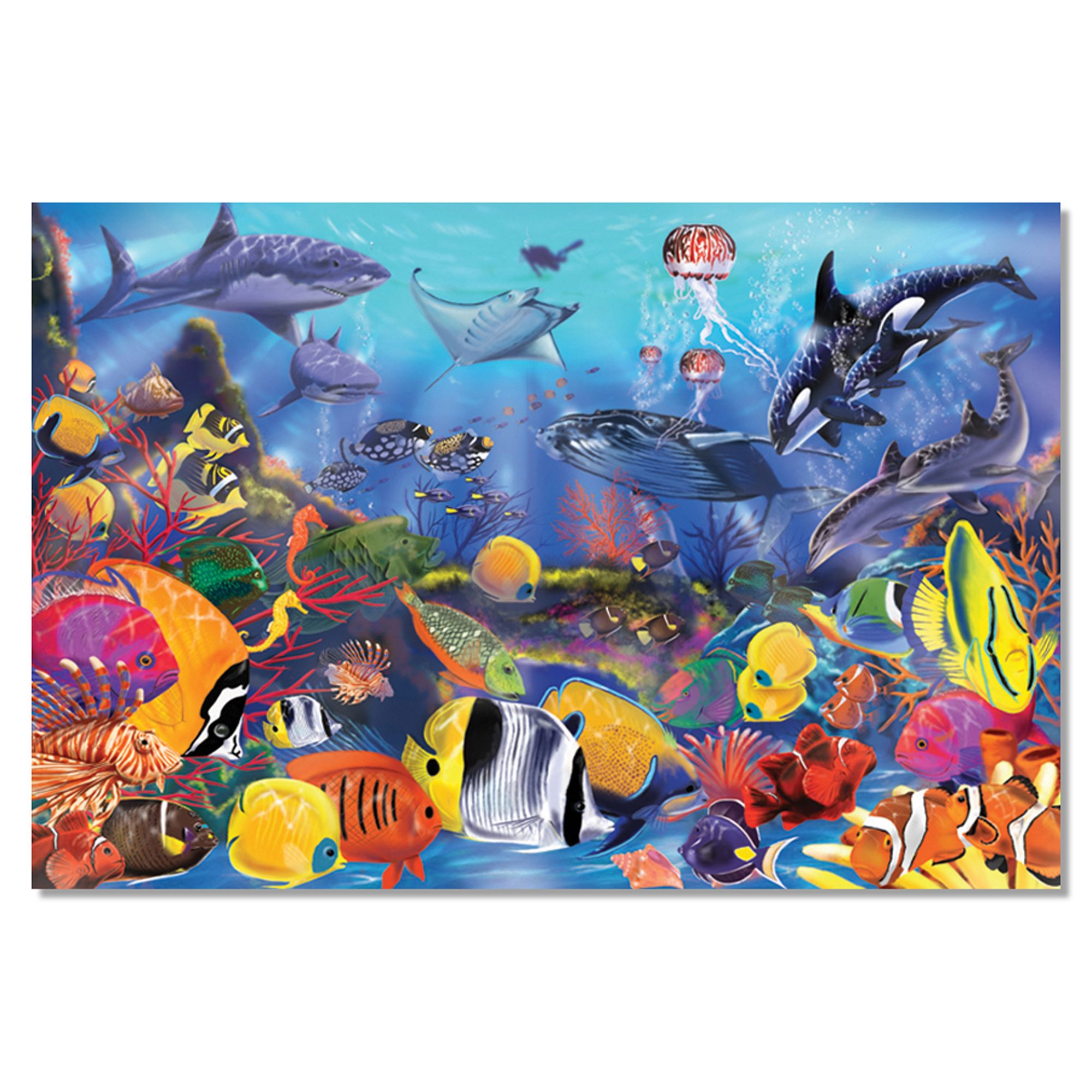 Melissa and Doug Underwater Floor Puzzle - 48 Piece