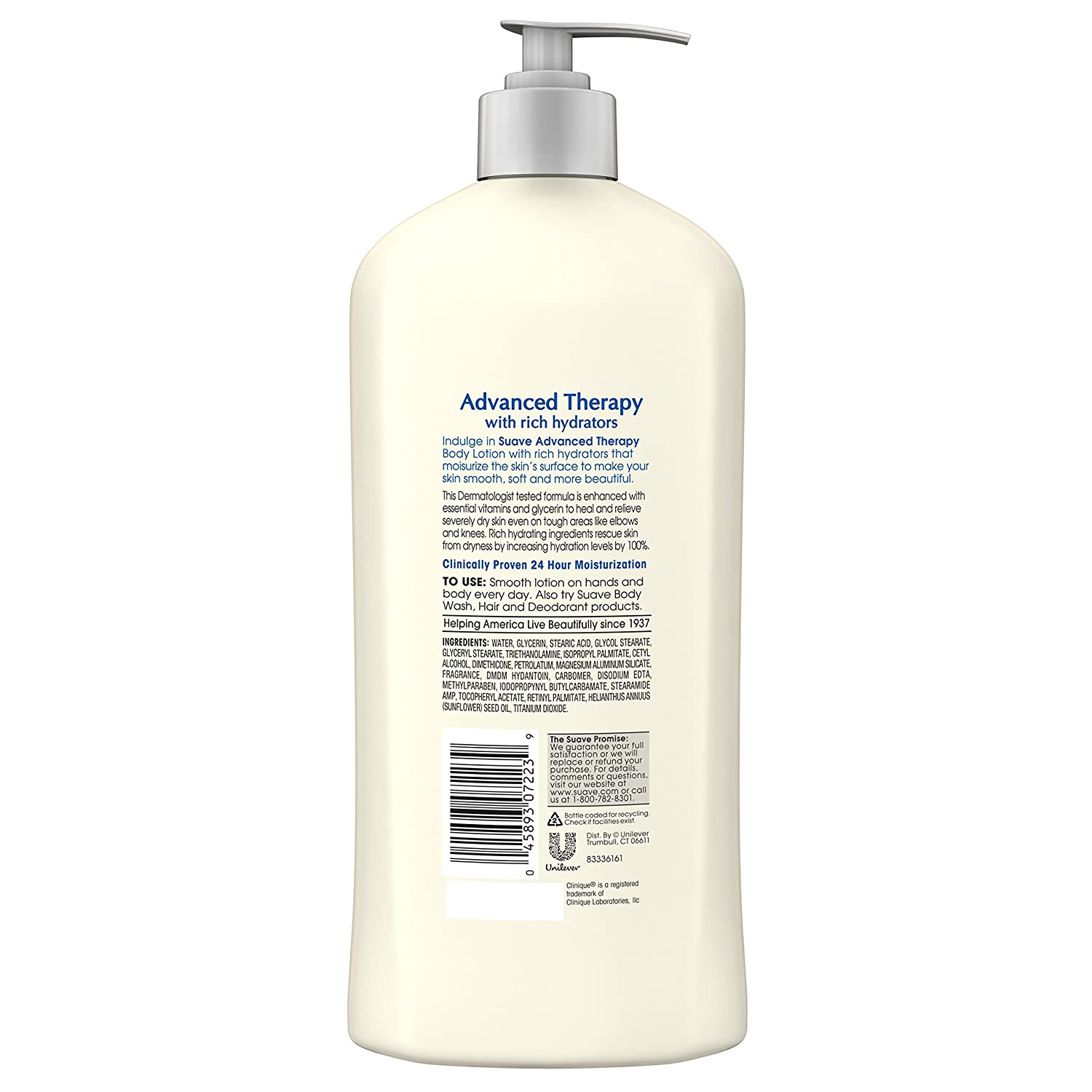 Suave Advanced Therapy Body Lotion, 18 Fl Oz