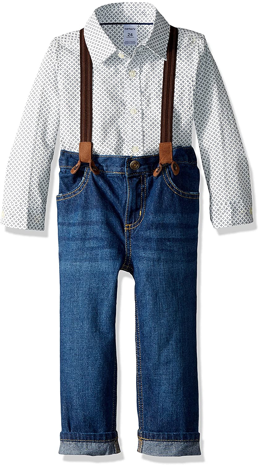 Carters Boys 18 Months 3-Piece Suspender Set