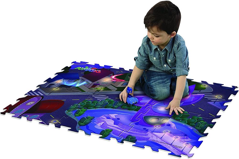 PJ Masks Mega PlayMat with Vehicle (6 Piece) Assorted Vehicles