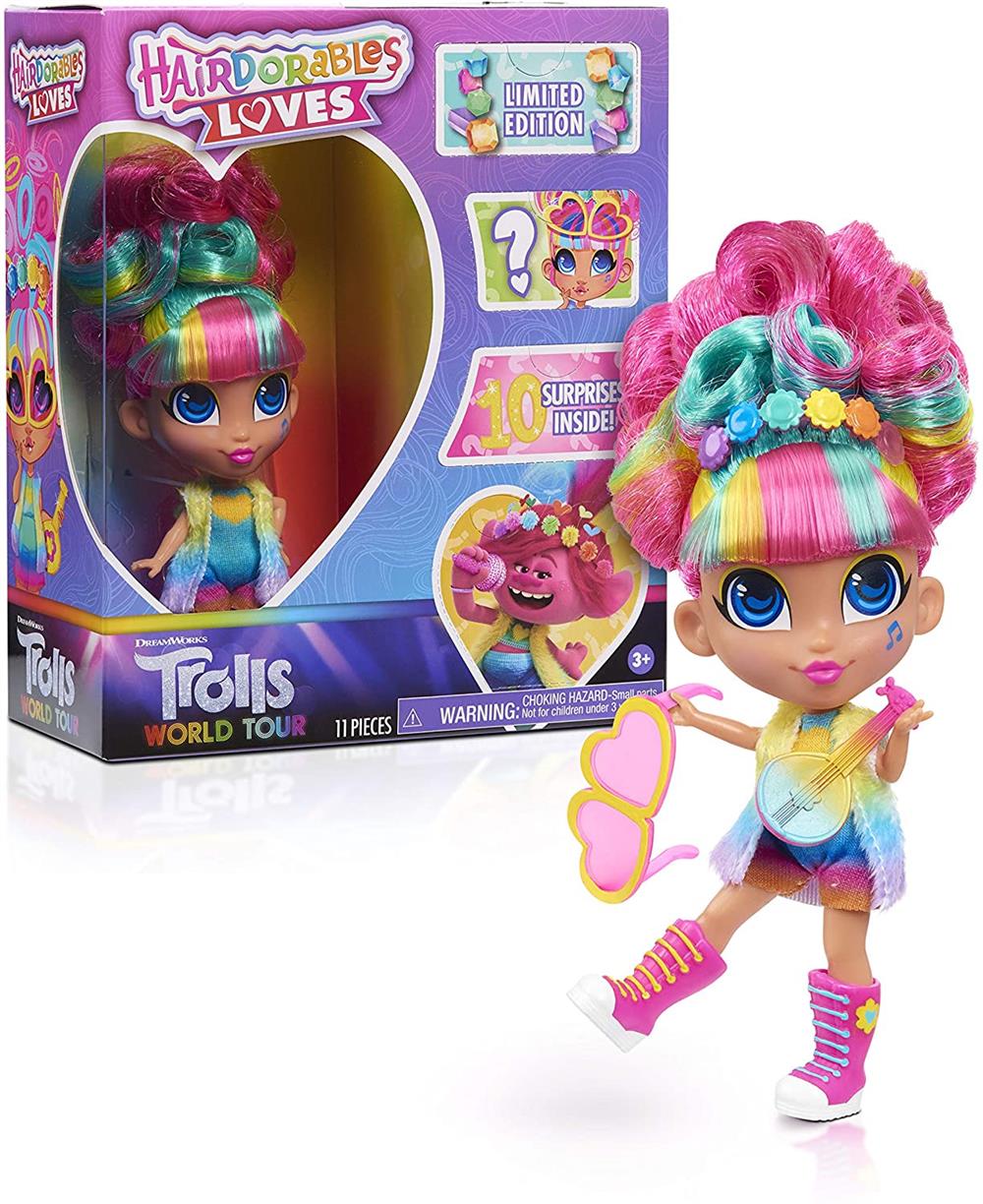 DreamWorks Hairdorables Loves Trolls World Tour