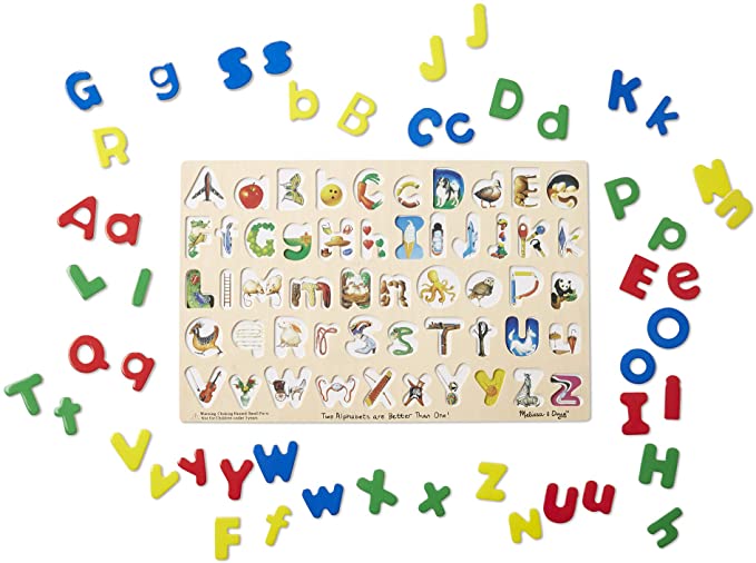 Melissa and Doug Upper & Lower Case Alphabet Puzzle