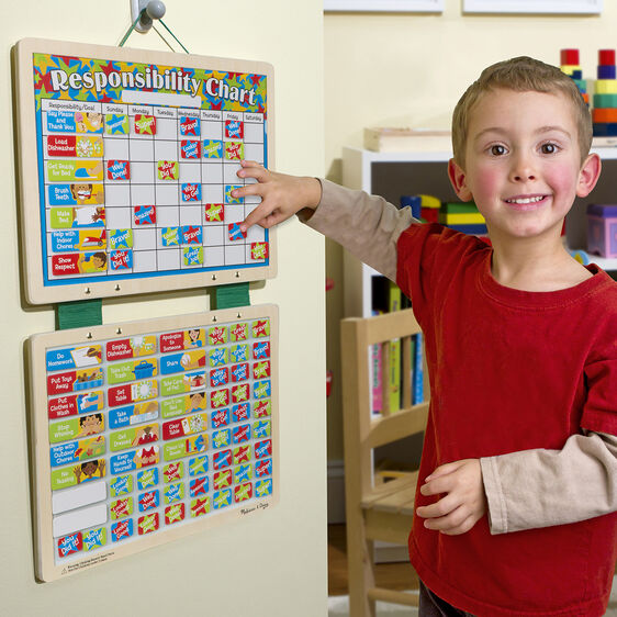 Melissa and Doug Deluxe Magnetic Responsibility Chart