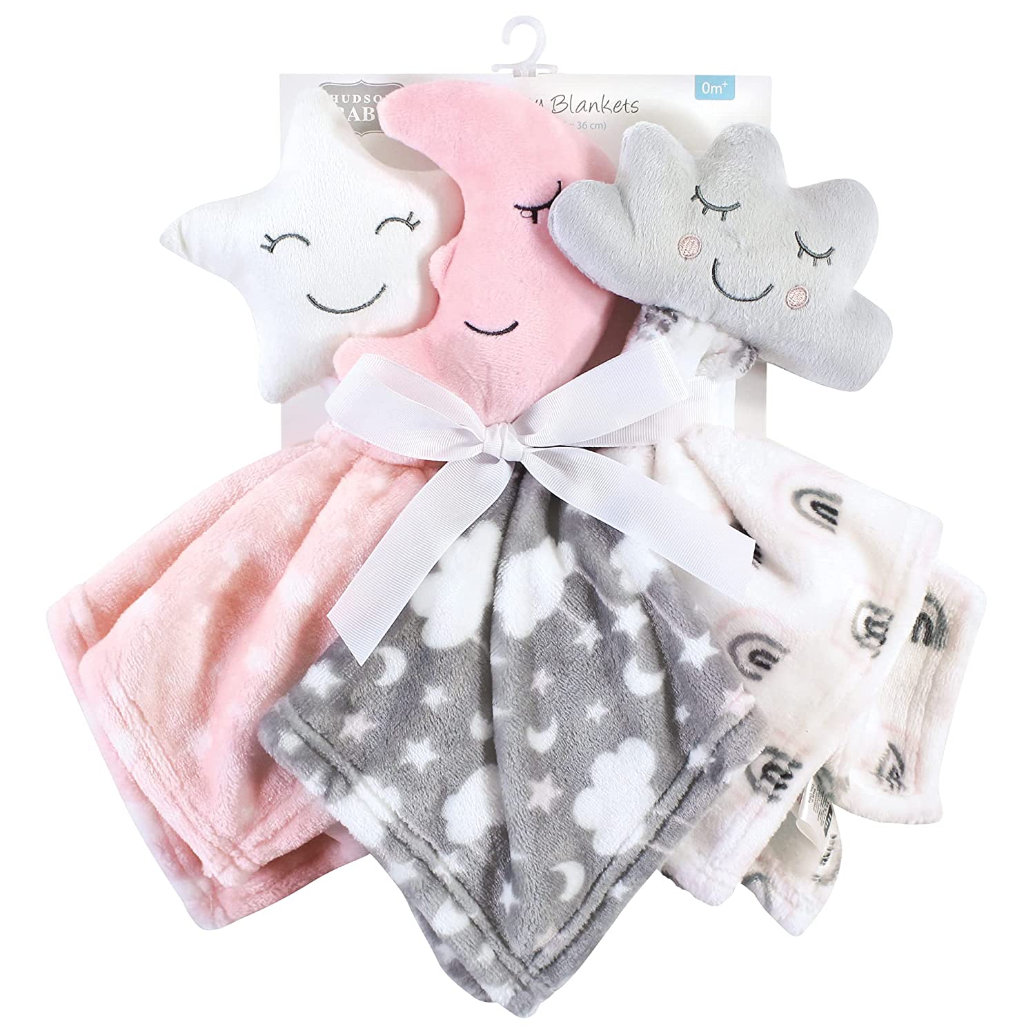 Hudson Baby 3 Pack Security Blanket