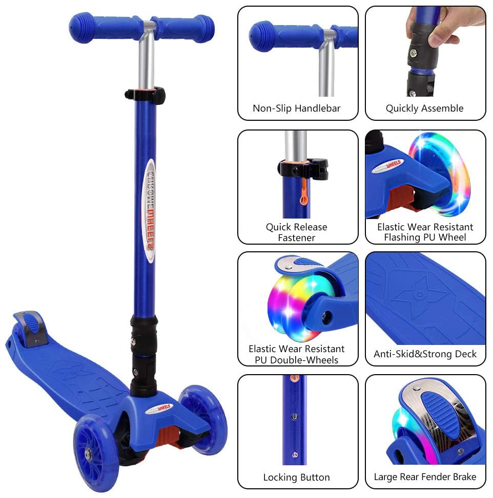 ChromeWheels Mega Glidekick Scooter