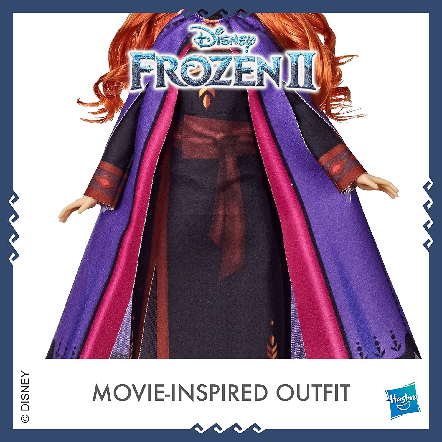 Disney Frozen Anna Fashion Doll with Long Red Hair & Outfit Inspired by Frozen 2