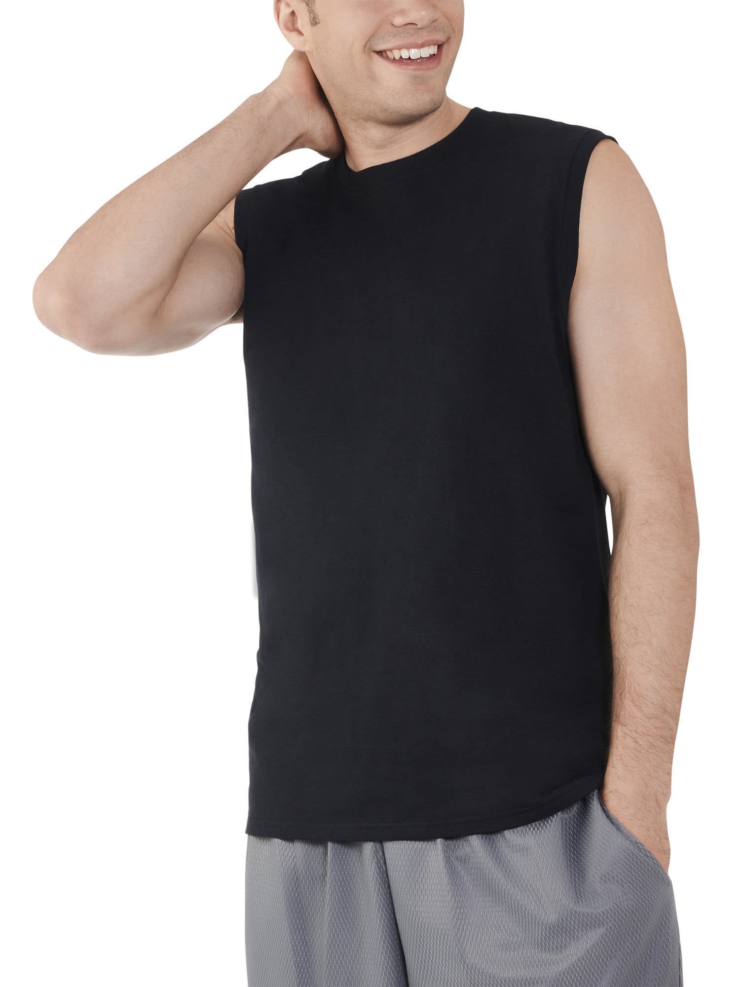 Fruit of the Loom Mens Sleeveless Muscle Tee