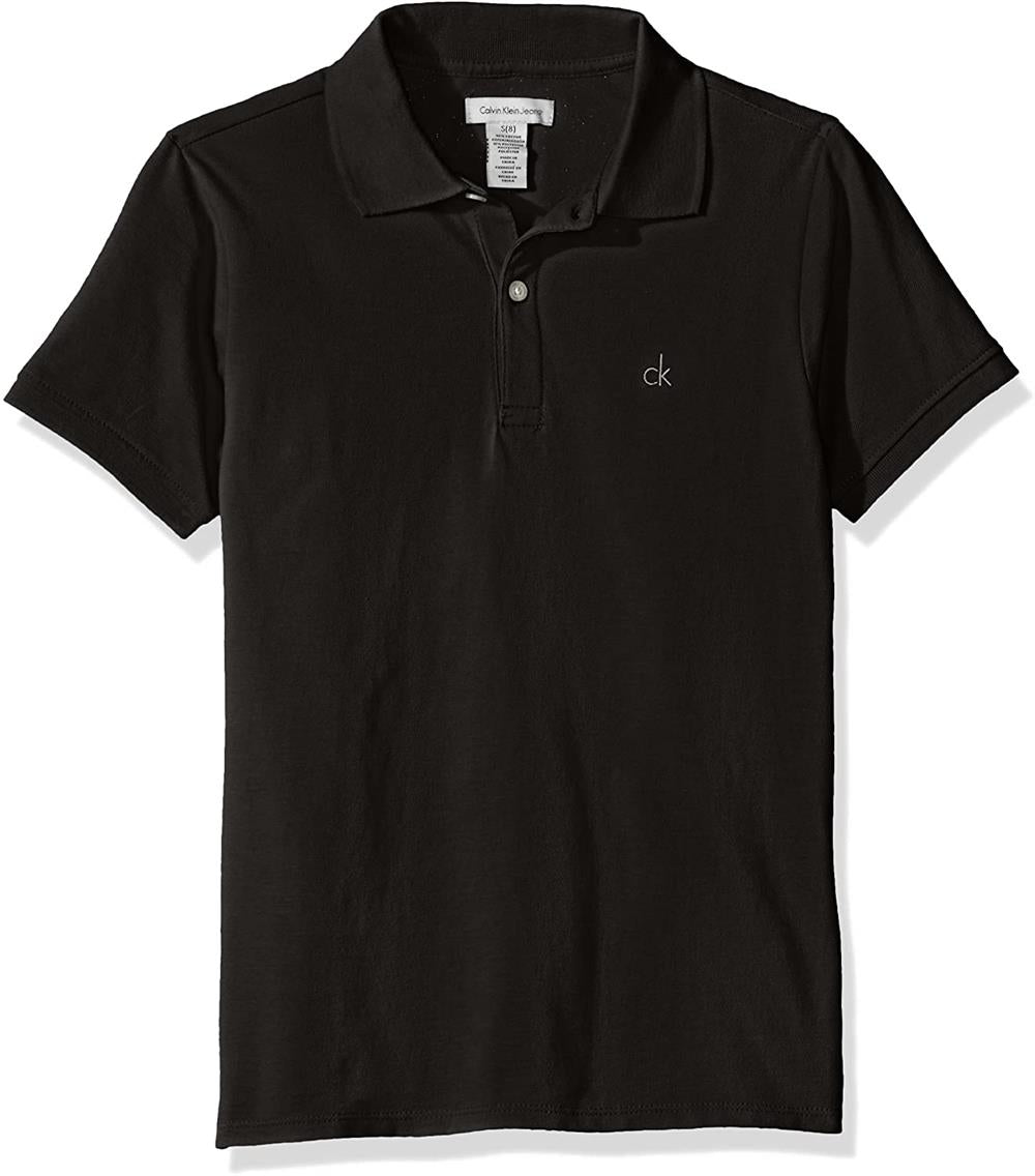 Calvin Klein Boys 8-20 Short Sleeve Pique Polo