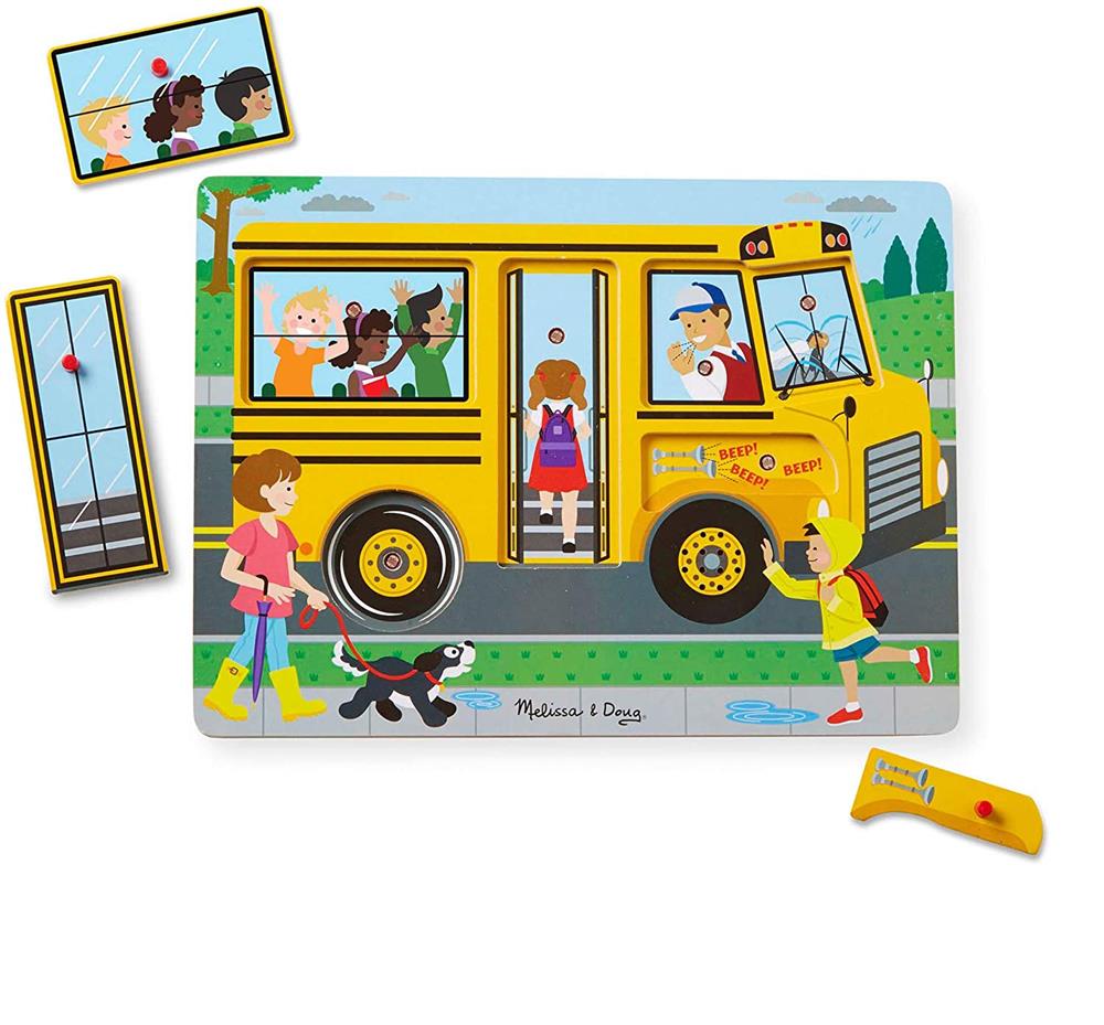 Melissa and Doug The Wheels on the Bus Sound Puzzle