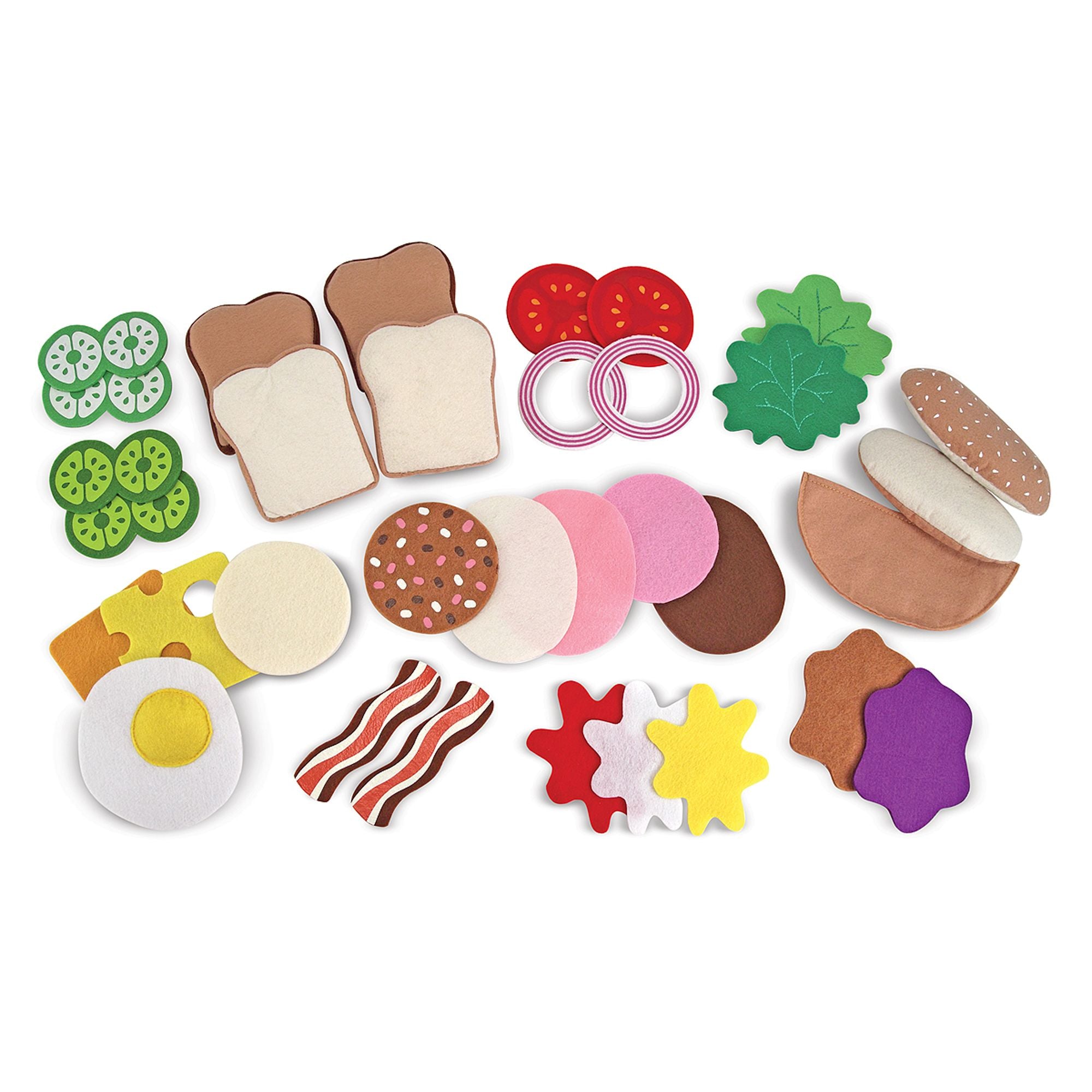 Melissa and Doug Felt Play Food - Sandwich Set