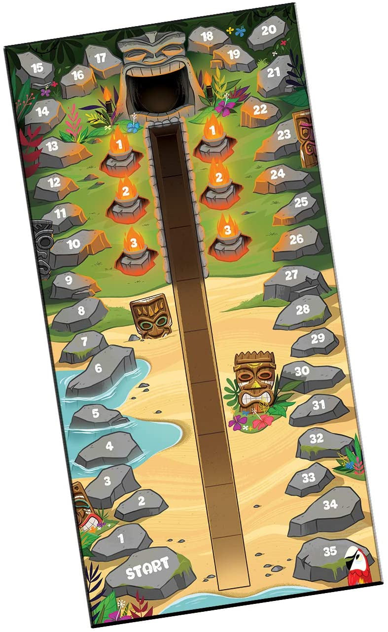 Gamewright Tiki Topple - The Tactical Board Game of Totem Domination